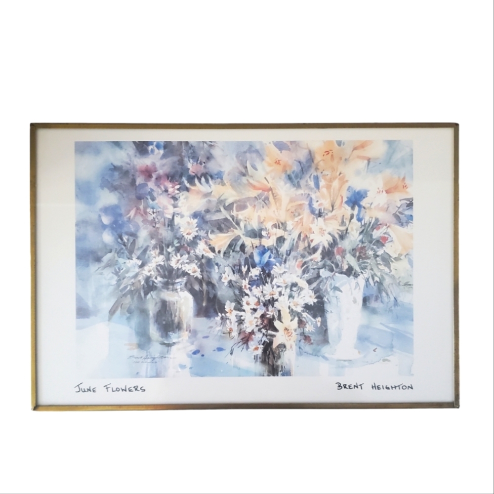 June Flowers by Brent Heighton - Contemporary Canadian Art Card Series